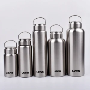 Bouteille d'eau de Sport en acier inoxydable, grande capacité, monocouche, robuste, tasse d'eau, flacon en métal, verres, Camping, Sport, salle de sport, 1 pièce