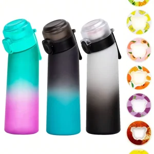 Bouteille d'eau à Air dégradé, avec 1 pièce, dosettes de saveur parfumée en forme d'ours aléatoire, bouteilles de boissons pour l'extérieur, 0 sucre, 0 calories, tasse d'eau, 1 pièce