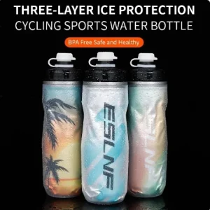 610ML cyclisme garder bouteille d'eau froide vtt vélo de route tasse Portable léger en plein air cyclisme bouteille d'eau vélo accessoire