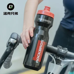 ROCKBROS 750ml bouteille d'eau de vélo en plastique sport Fitness course randonnée bouilloire étanche porte-bidon de vélo