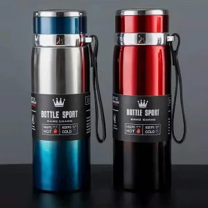 1L bouteille d'eau thermique garder la bouteille d'eau froide et chaude Thermos pour l'eau thé café flacons sous vide bouteille Thermos en acier inoxydable