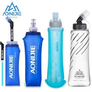 AONIJIE 250 ml 500 ml flacon souple pliant bouteille d'eau pliable TPU sans BPA pour la course d'hydratation Pack taille sac gilet SD09 SD10